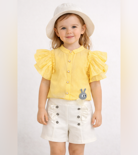 Елегантен Летен Комплект за Момиче