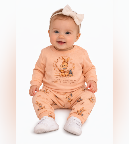 Бебешки комплект  зайче