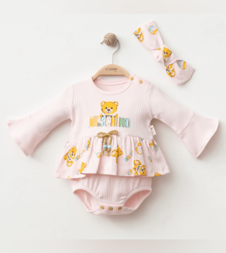 Бебешко боди рокля с мече