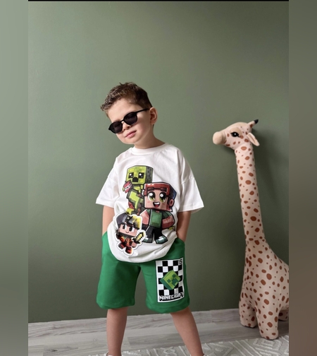 Детски комплект  Minecraft  100% памук