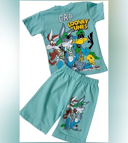 Летен Комплект Тениска и Панталонки за Момче