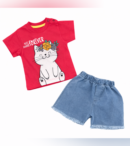 Детски комплект с коте