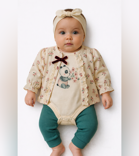 Бебешки комплект Панда от 3 части