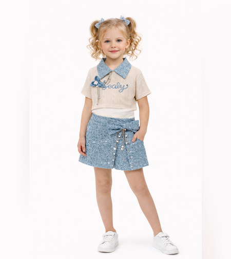 Елегантен летен  комплект за момиче