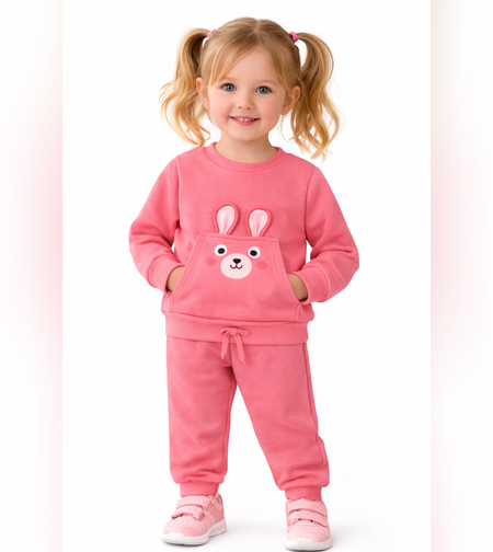 Ватиран комплект за момиче Зайче
