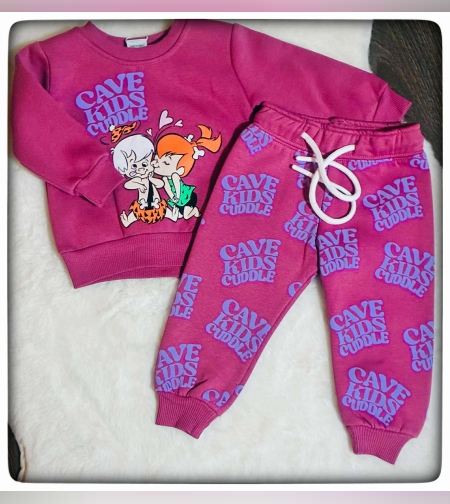 Детски ватиран комплект  Бебълс и Бам Бам