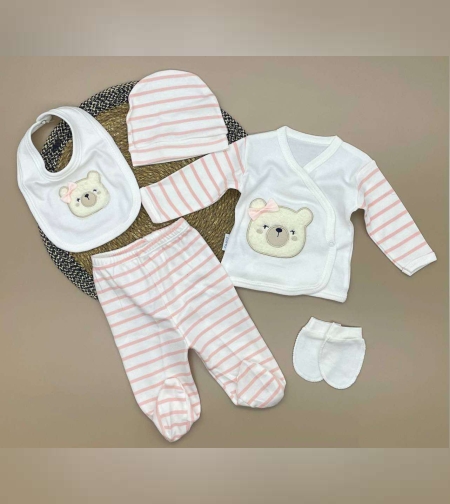 Комплект за новородено с мече