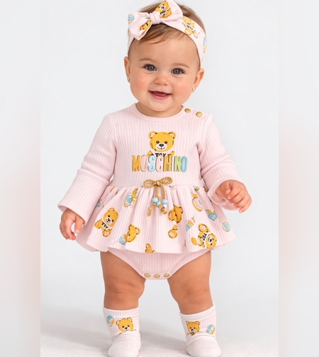 Бебешко боди рокля с мече