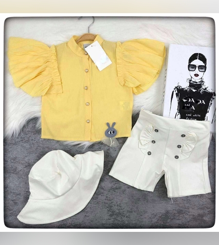 Елегантен Летен Комплект за Момиче