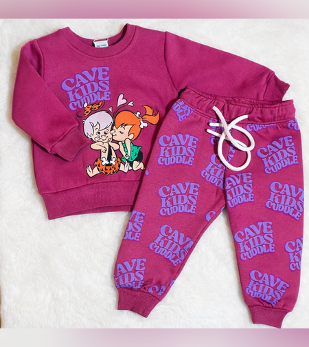 Детски ватиран комплект  Бебълс и Бам Бам