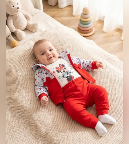 Бебешки комплект Minnie Mouse 100% памук