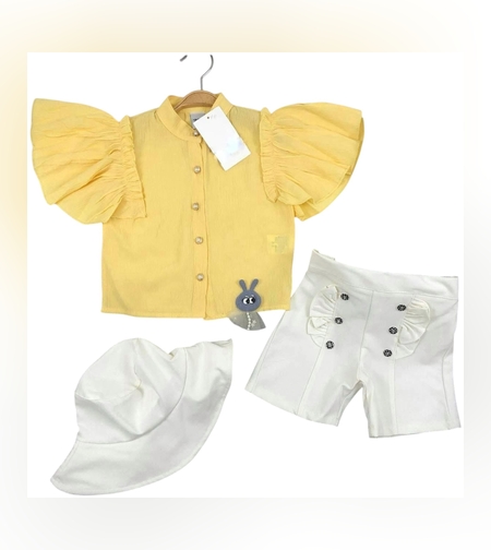 Елегантен Летен Комплект за Момиче