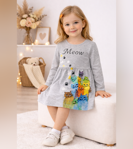 Детска рокля Meow