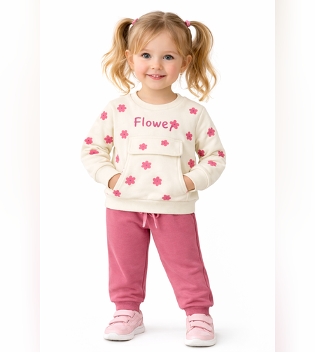 Ватиран комплект за момиче  Flower