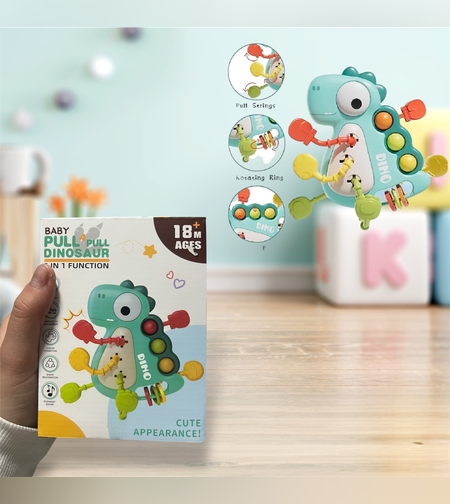 Силиконов динозавър за бебета