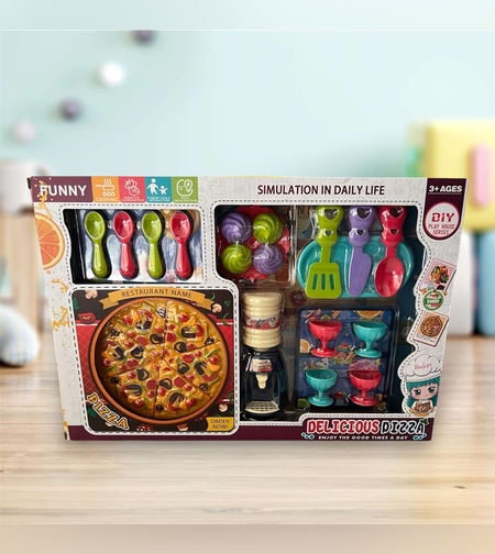 Игрален комплект с пица и дозатор