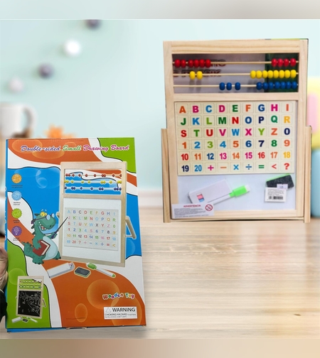 Дъска за писане с 2 страни и дървени плотове