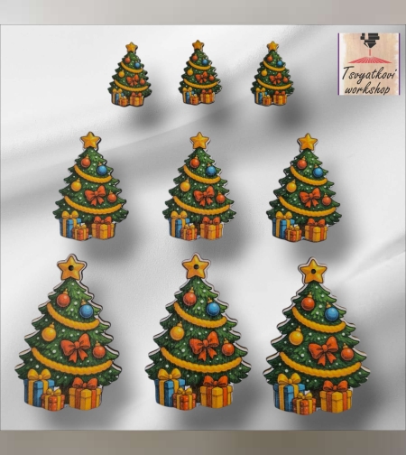 Коледна елха - 10см