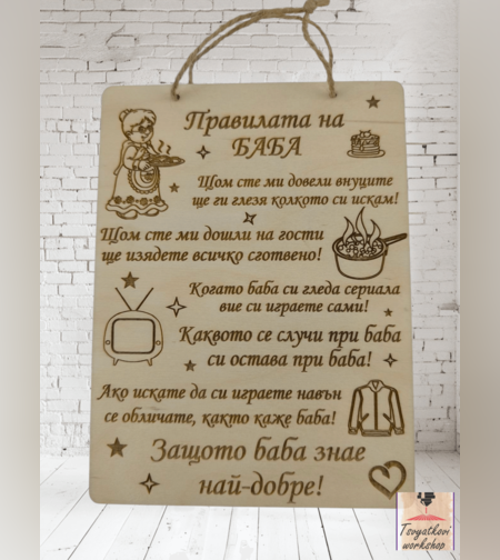 Постер Правилата на баба