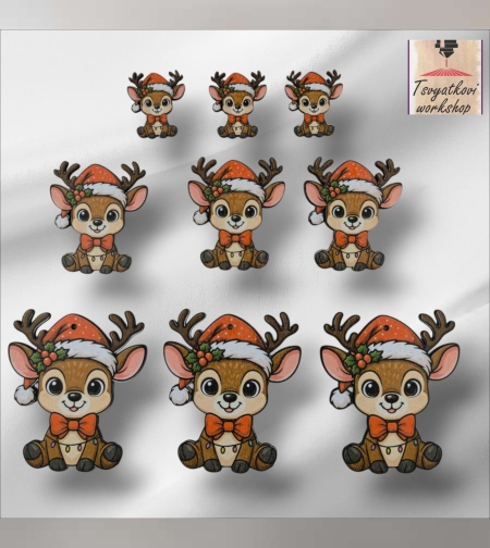 Коледно еленче - 10бр