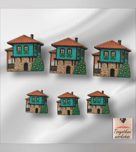 Декоративна къщичка „Синята веранда“-10бр