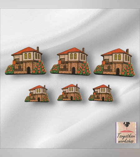 Българска възрожденска къщичка -10бр