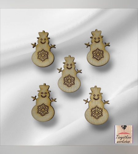 Снежко 15*25*2,5мм-10бр.