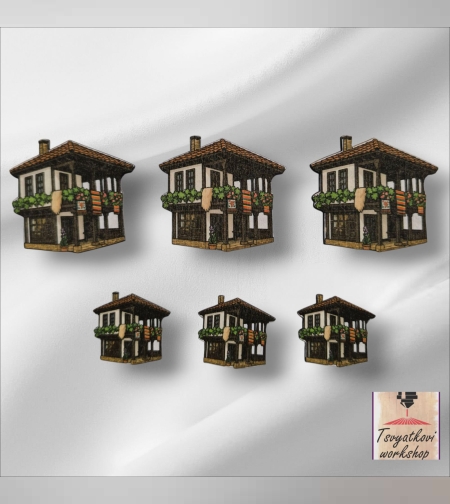 Декоративна къщичка „Балкански чардак“ -10бр