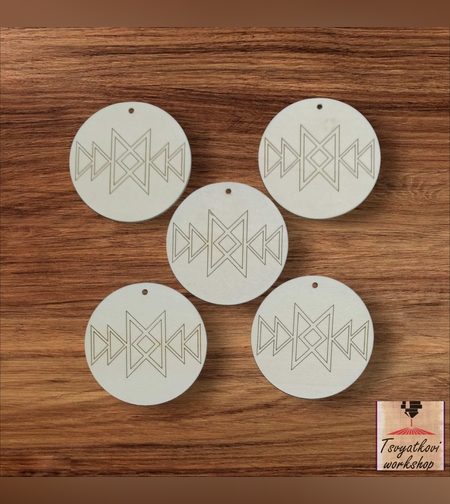 Декоративни Дървени Елементи с Шевици 60*2,5мм-5бр.