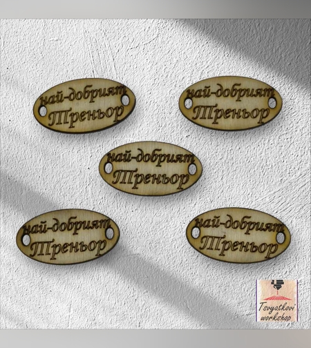 Най-добрият Треньор 30*16*2.5мм-10бр.