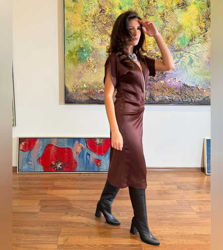 Миди рокля VICTORIA