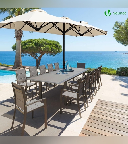 Градински чадър 150 x 300 см