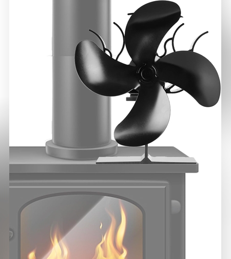 Вентилатор за печка на дърва