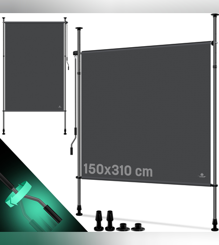 Вертикална тента KESSER 150 x 310 см