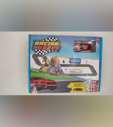 Писта пъзел с количка