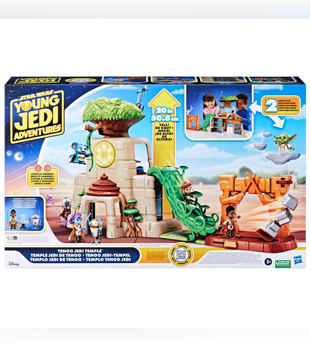 HASBRO STAR WARS Young Jedi Adventures Храмът на джедаите и 2 фигурки