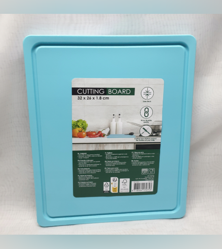 Пластмасова дъска за рязане 32х26х1.8см
