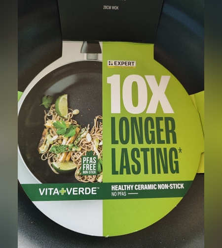 Уок тиган с керамично незалепващо покритие 28см