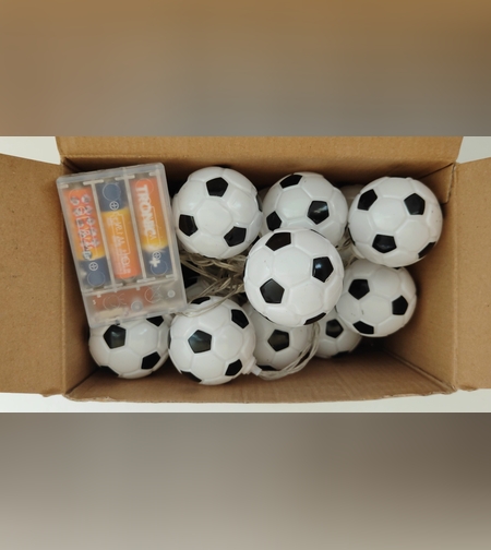Лед лампички футболни топки