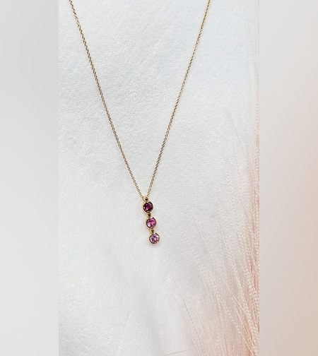 Колие и обеци Lusi със сапфири и диаманти