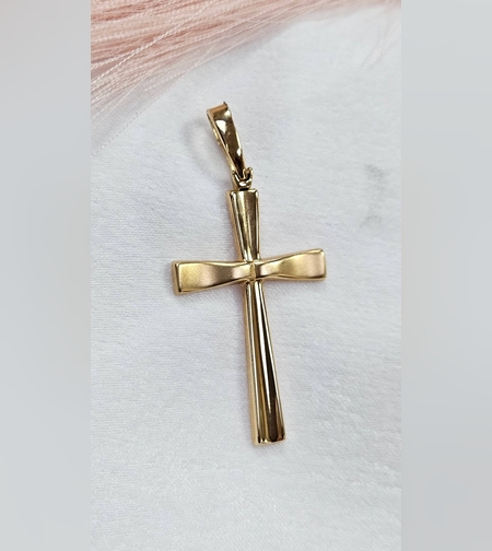 Златен кръст от жълто злато