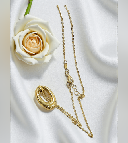 Дамски комплект обеци и колие Oro Eleganza