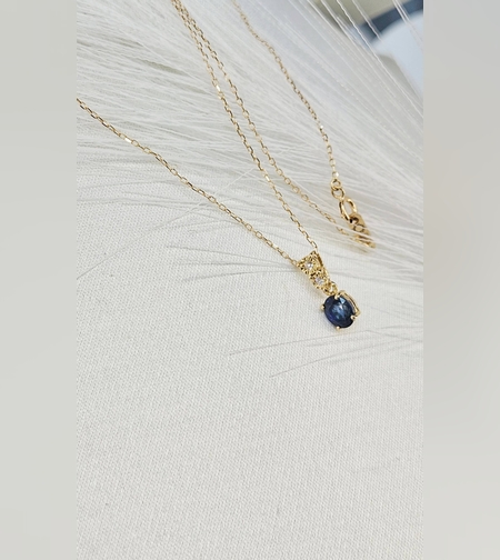 Златно колие със Сапфир и Диаманти I Gioielli del Sole