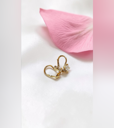 Златни обеци  Златна Искра