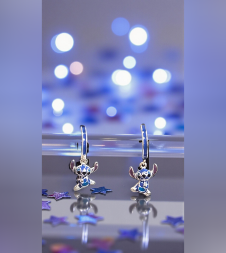 Сребърни обеци Disney