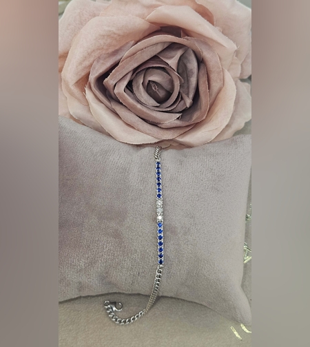 Златна гривна с Диаманти и Сапфири I Gioielli del Sole