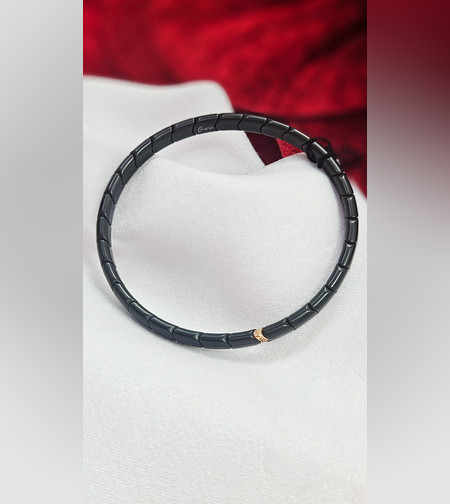 Еластична гривна с Керамика, 18К злато и ДиамантиGioia