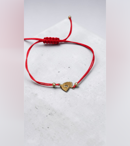 Гривна с крачета от жълто злато