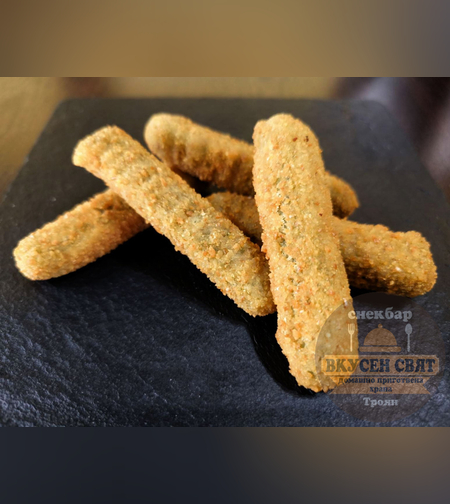 Панирани спаначени пръчици