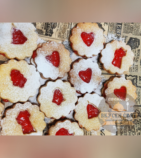 Коледни маслени бисквити